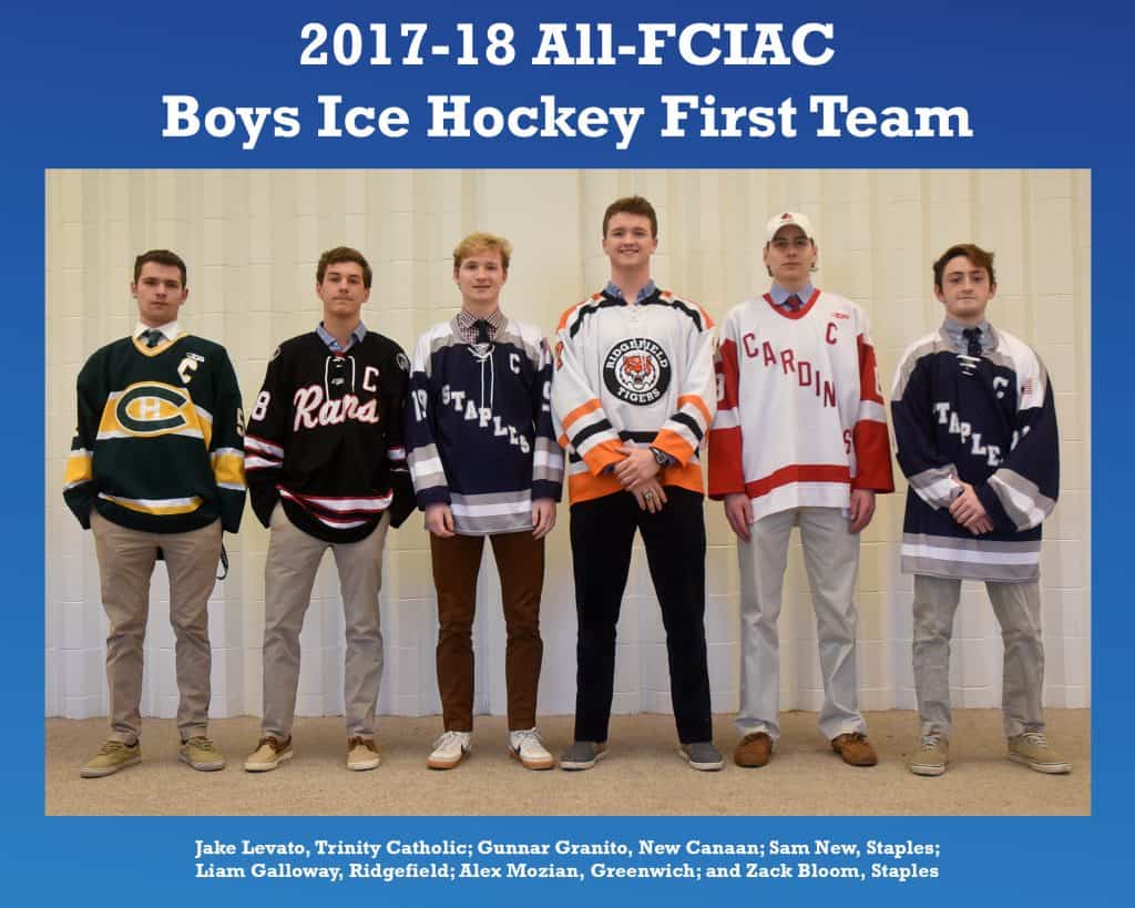 All-FCIAC Boys Ice Hockey Team