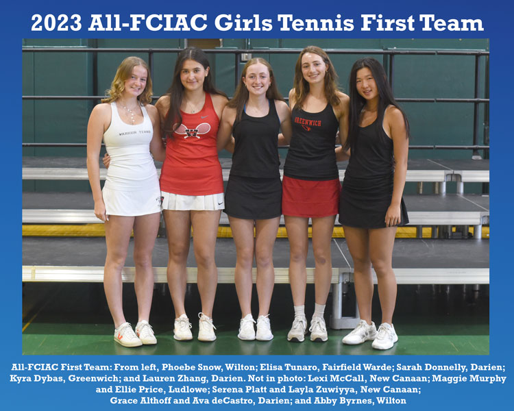 All-FCIAC-2023-Girls-Tennis-Team