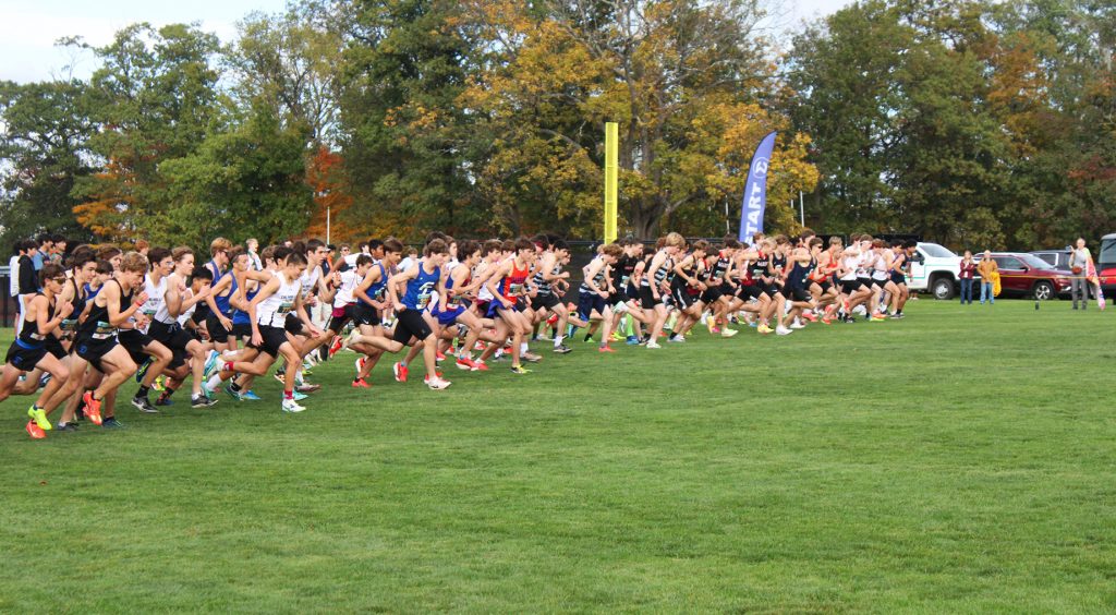 The FCIAC Cross Country Championships in New Canaan's Waveny Park. - Photo courtesy of Yvonne Perkins