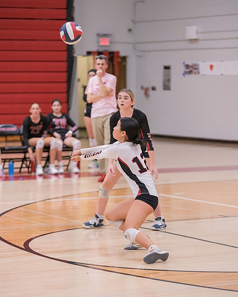 Fairfield Warde's Kayla Huynh (12) passes the ball. - Photo courtesy of Liam Donovan